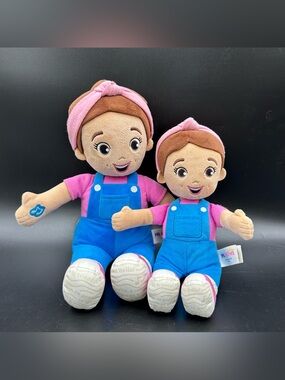 Ms Rachel Plush Doll Lot Speak & Sing Works 15” & Cuddle Comfort 11”